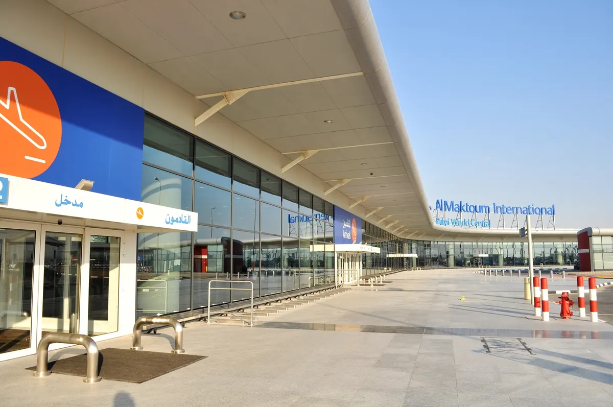 アル・マクトゥーム国際空港(Dubai World Central)の空撮